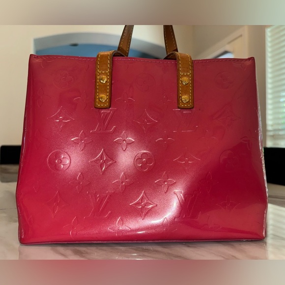 Authentic Pink Louis Vuitton Small Vernis Tote - Picture 3 of 10